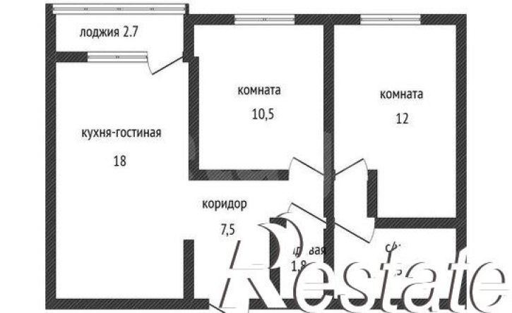 2-комн квартира улица Лётчика Позднякова, 2 к13,  д. 2 к13