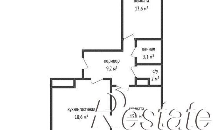 2-комн квартира Понтийская улица, 55 к8,  д. 55 к8