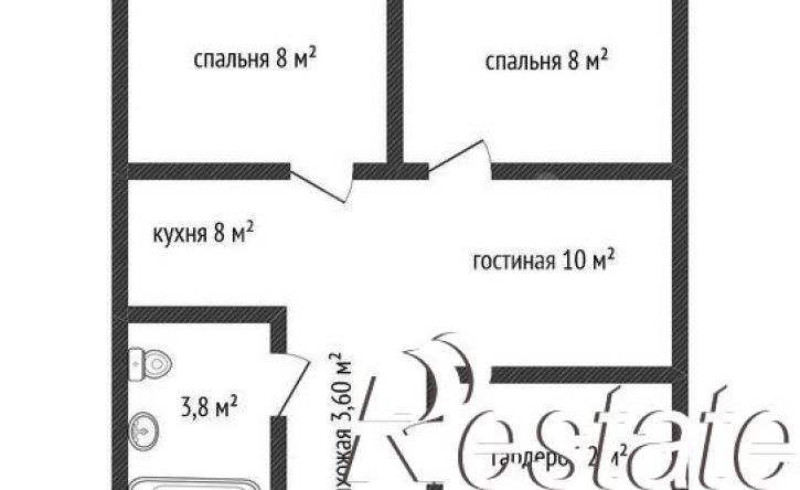 1-комн квартира улица Петра Метальникова, 36,  д. 36
