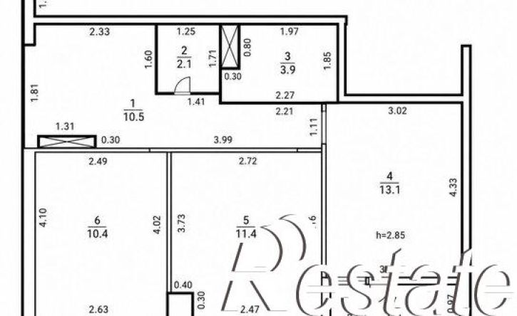 2-комн квартира Старокубанская улица, 2/23 к1,  д. 2/23 к1